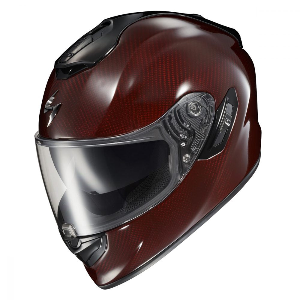 Scorpion EXO-ST1400 Carbon Helmet - Red Top View