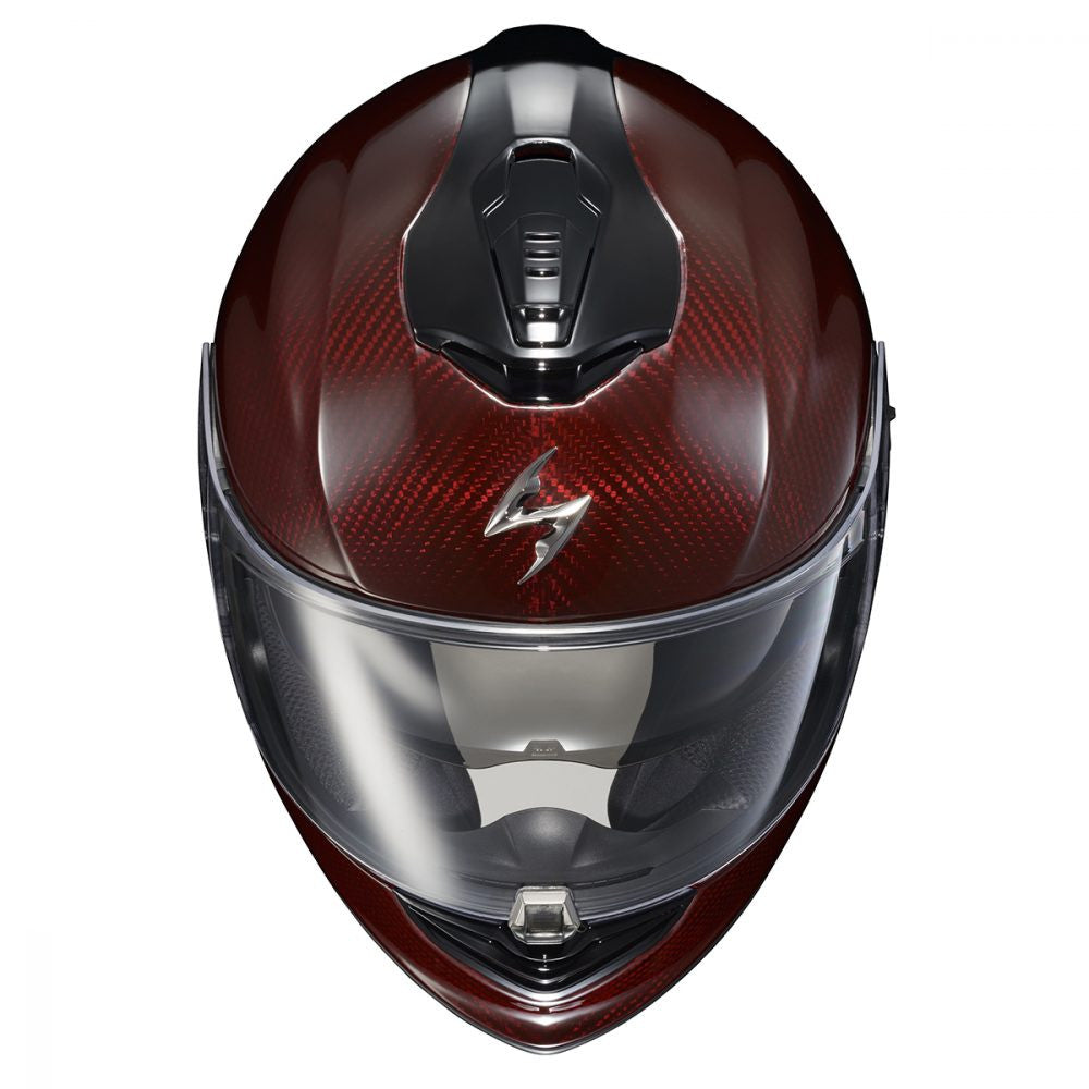 Scorpion EXO-ST1400 Carbon Helmet - Red Top View