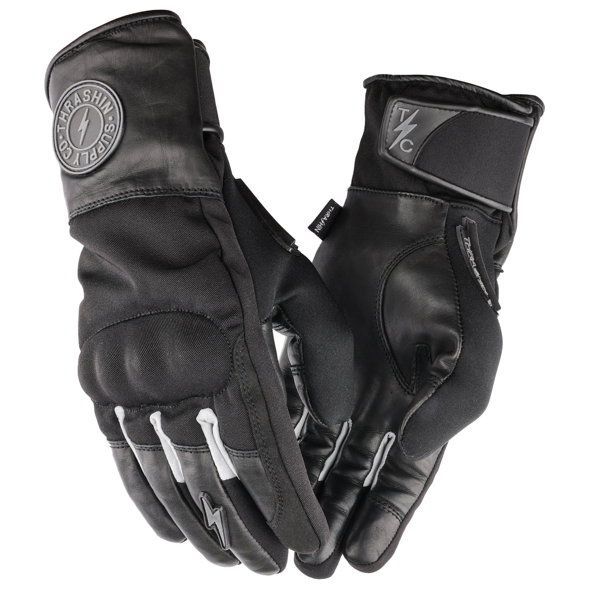 Thrashin Supply Men's Mission Waterproof Motorcycle Gloves