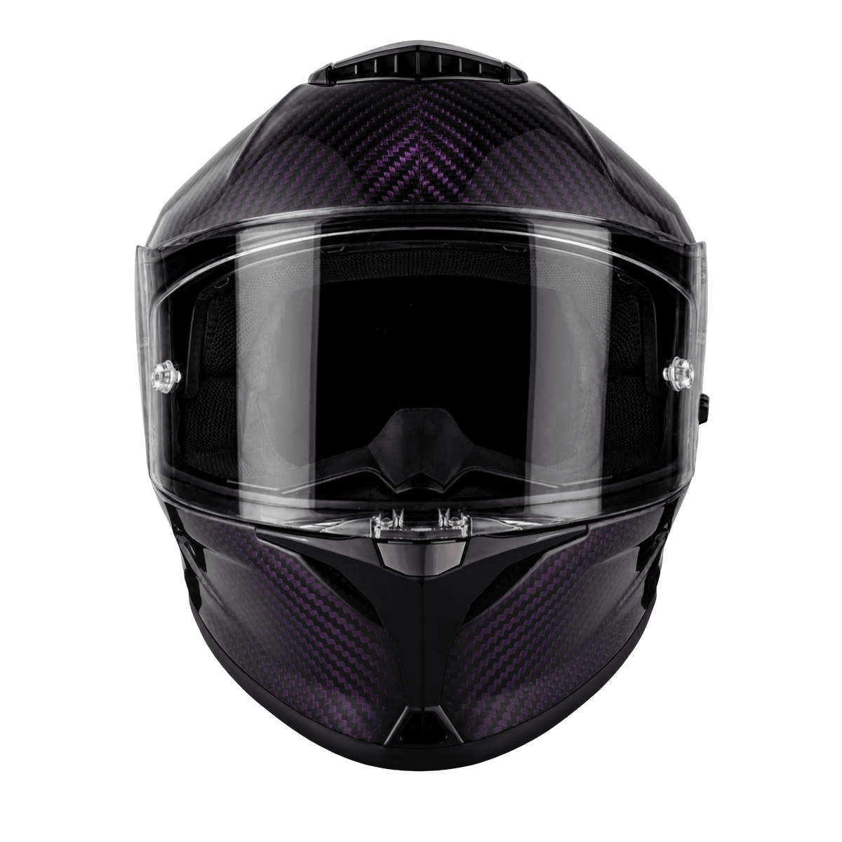 Daytona Viper Purple Carbon Fiber Full Face Motorcycle Helmet