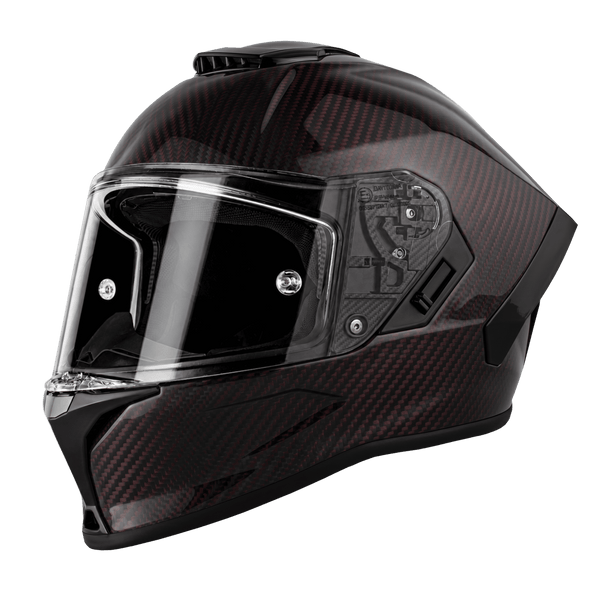 Daytona Viper Red Carbon Fiber Full Face Motorcycle Helmet | Team