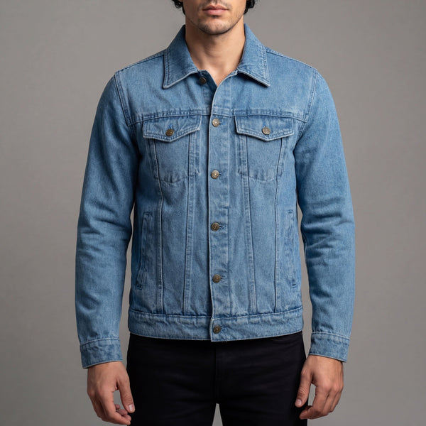 Denim Motorcycle Jacket | Team Motorcycle