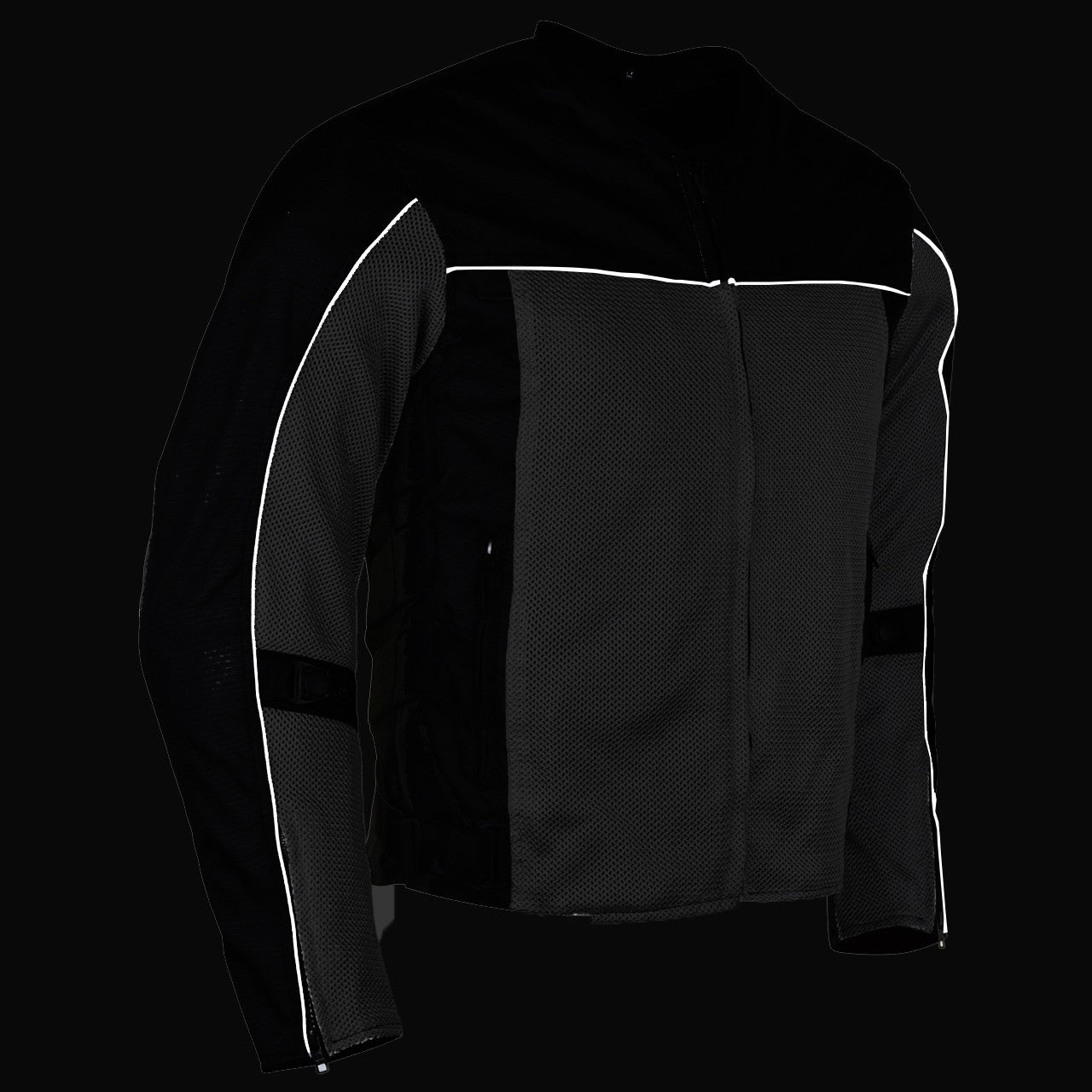 Waterproof 3-Season Mesh/Textile CE Armor Motorcycle Jacket