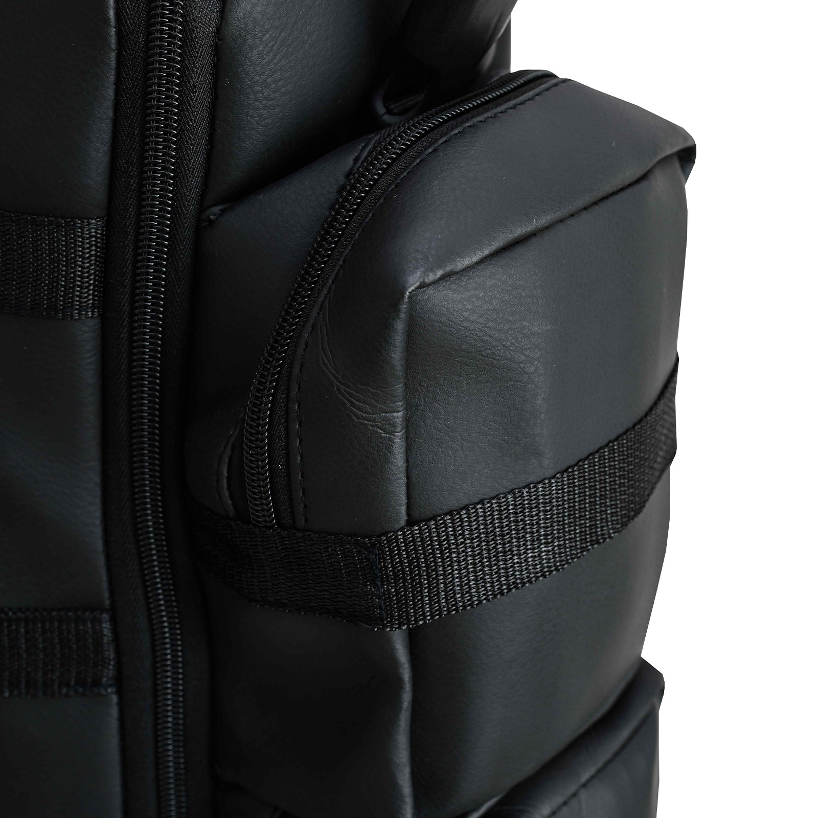 Vance VS321 Black PVC Large Expandable Motorcycle Sissy Bar Bag