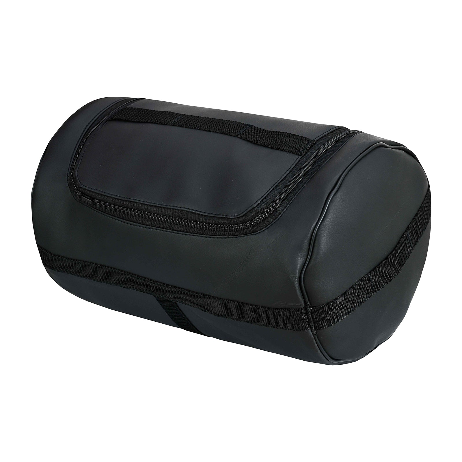 Vance VS321 Black PVC Large Expandable Motorcycle Sissy Bar Bag