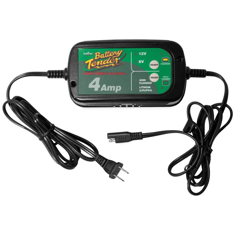 Motor Tender Battery Tender 4 Amp Power Tender Selectable - Team Motorcycle