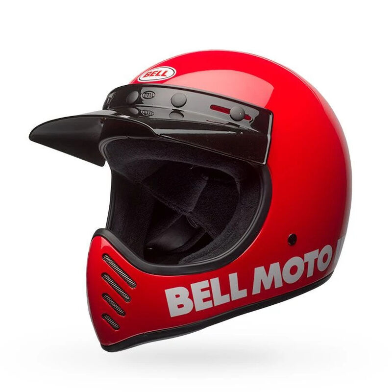 Bell Moto-3 Classic Solid Full Face Motorcycle Helmet