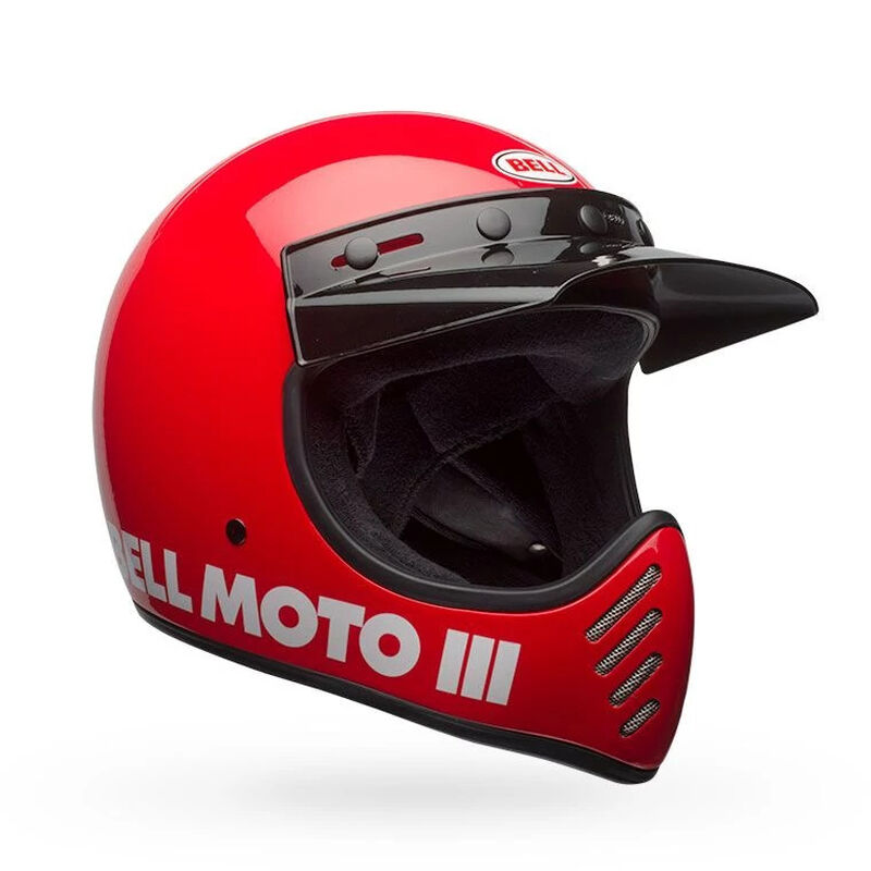 Bell Moto-3 Classic Solid Full Face Motorcycle Helmet