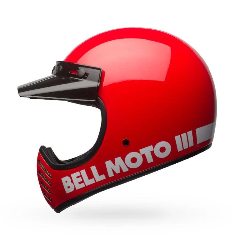 Bell Moto-3 Classic Solid Full Face Motorcycle Helmet