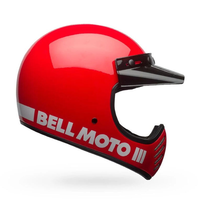 Bell Moto-3 Classic Solid Full Face Motorcycle Helmet