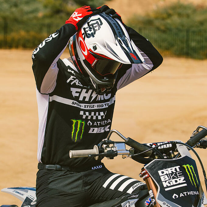 Dbk Twitch Dirt Bike Bell MX-9 Mips Twitch DBK 24 Motorcycle