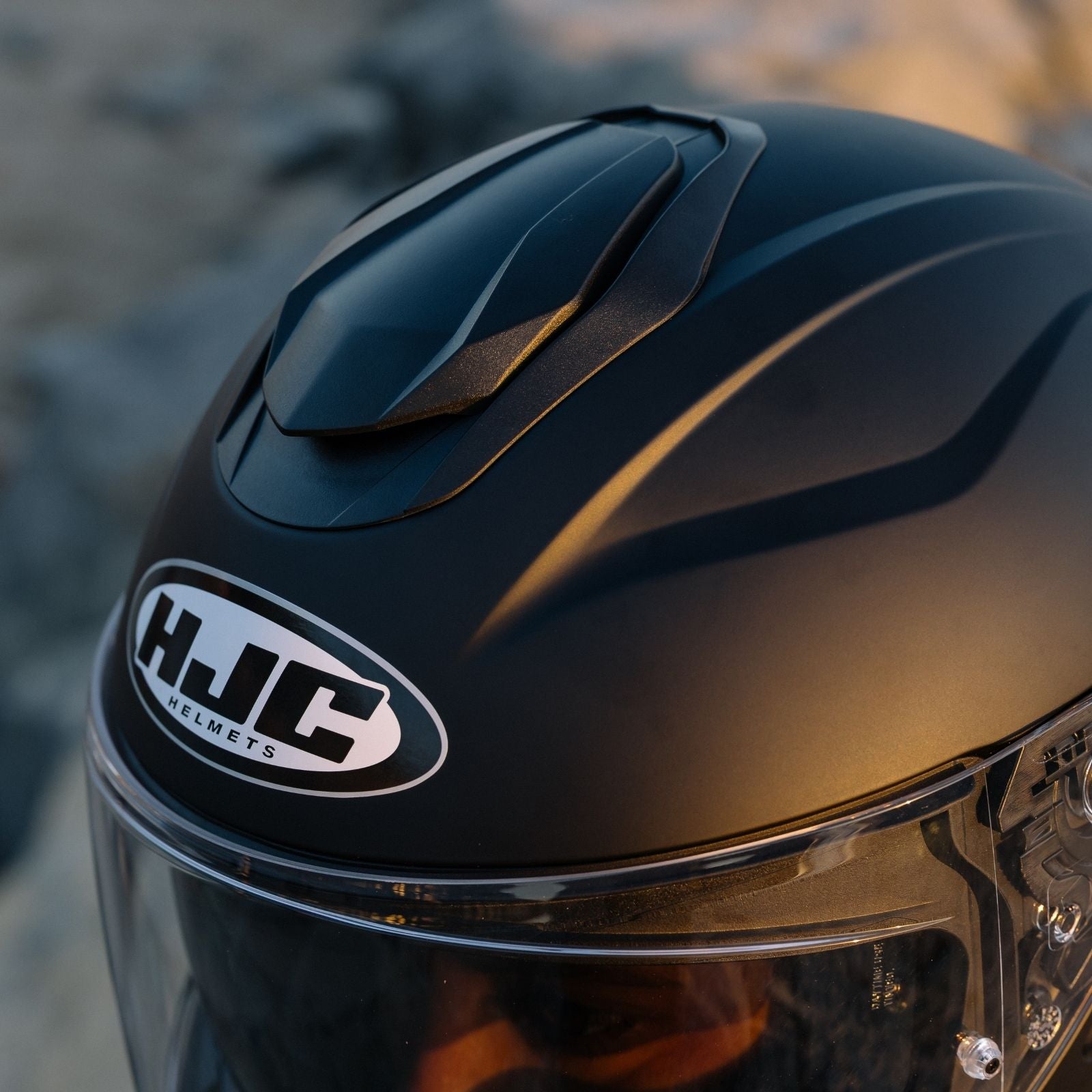 HJC C71 Solid Full Face Motorcycle Helmet