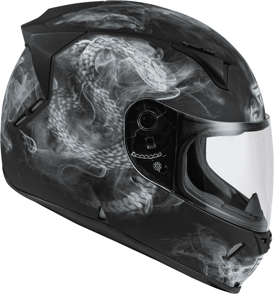 Fly Racing Revolt Coil Helmet - Matte Black/White Fly Racing Revolt Coil Helmet - Matte Black/White