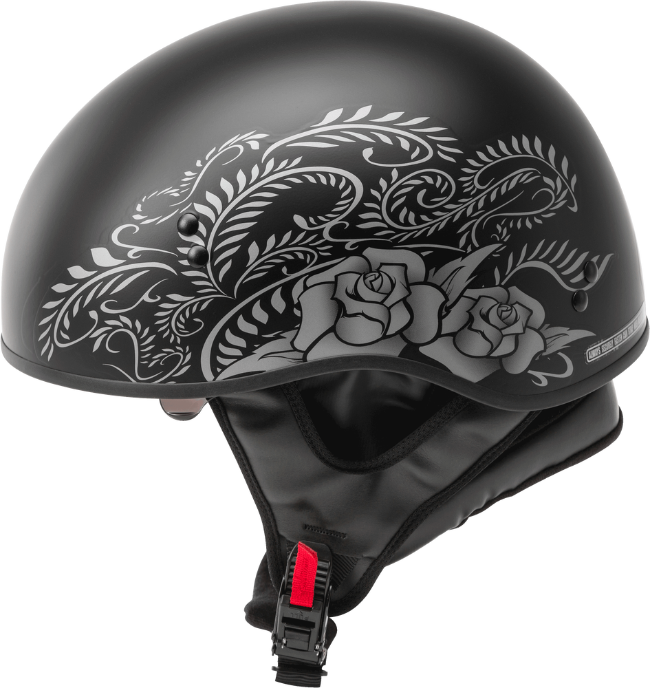 GMax HH 65 Rose Half Face Motorcycle Helmet