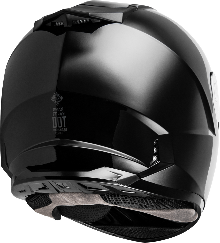 Gmax FF-49 Solid Full Face Motorcycle Helmet