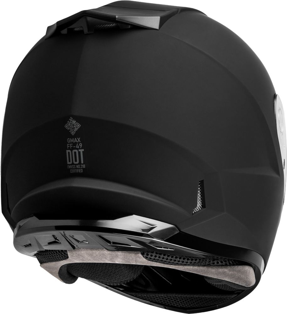 Gmax FF-49 Solid Full Face Motorcycle Helmet