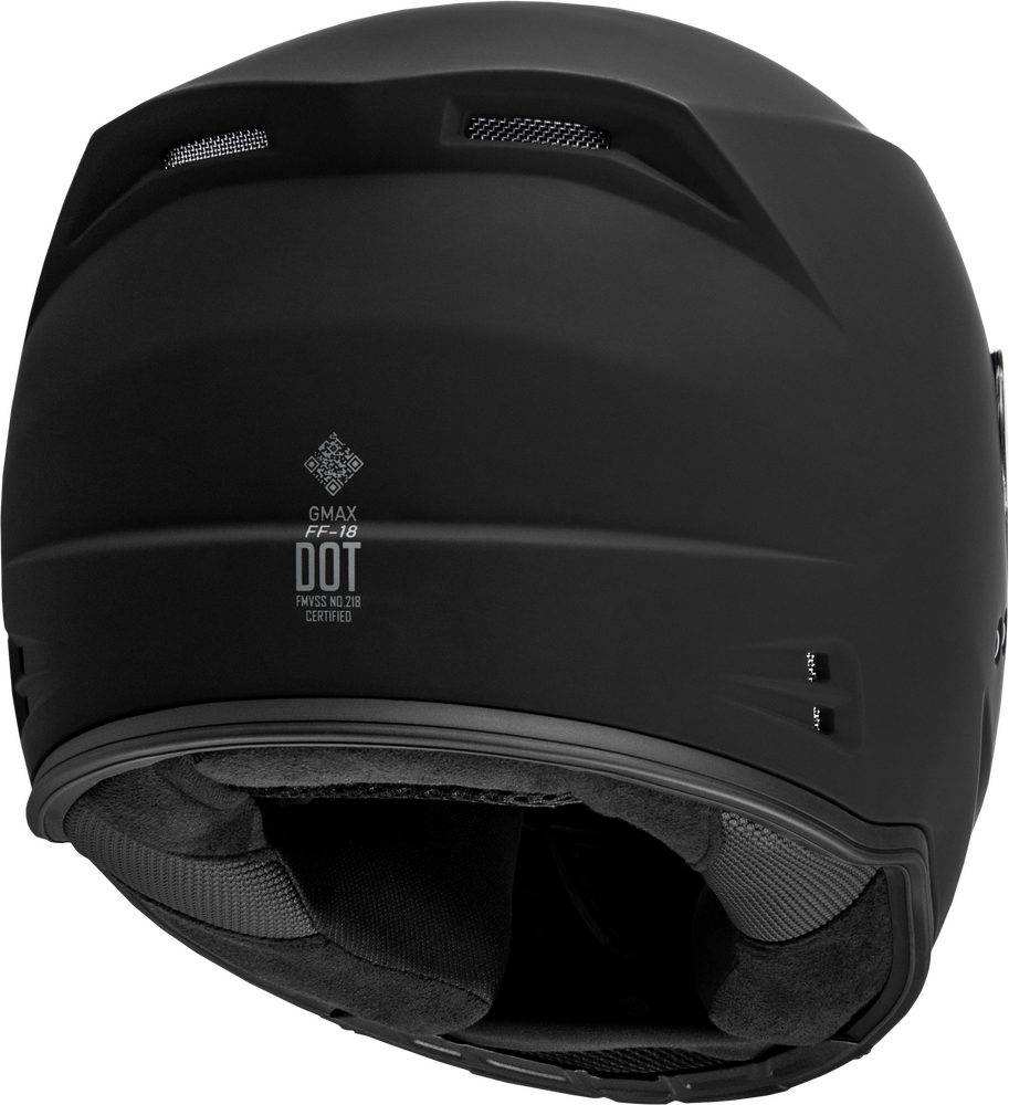 Gmax FF-18 Solid Full Face Motorcycle Helmet