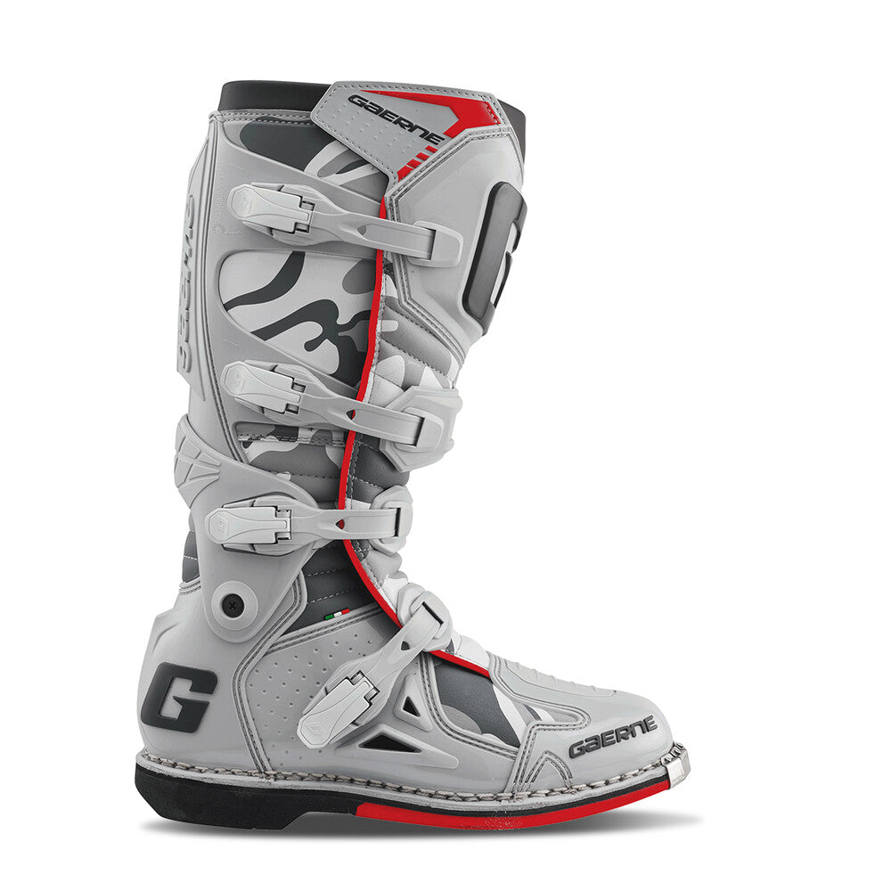 Gaerne Fastback Endurance Snow Camo Off-Road Motorcycle Boots