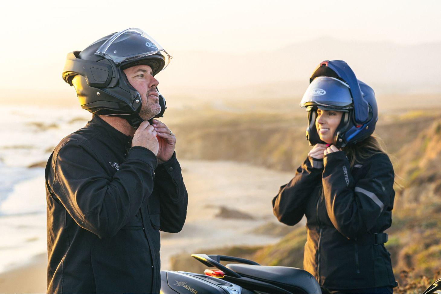 HJC F100 Solid Modular Motorcycle Helmet