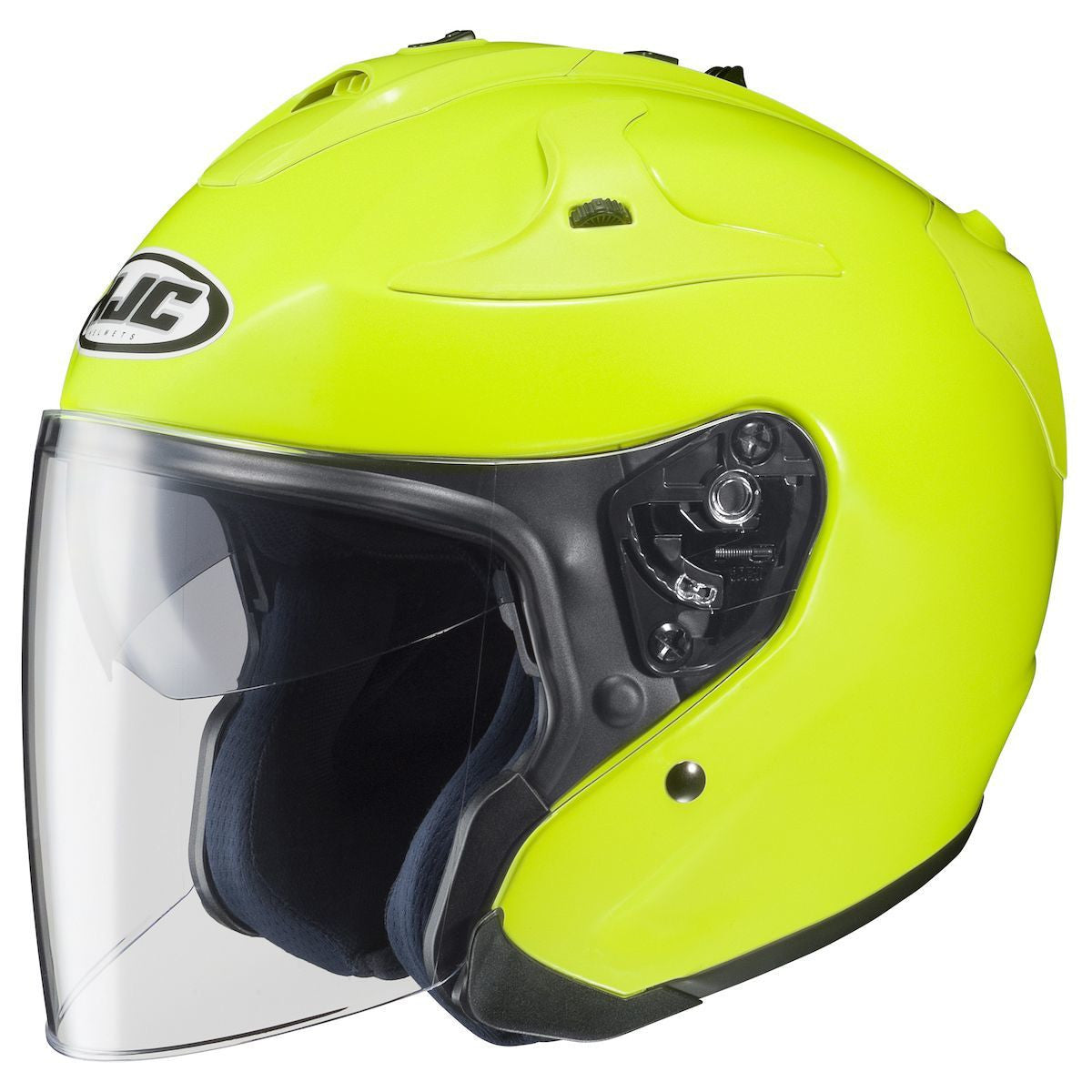 HJC FG-Jet Helmet - Hi Viz Yellow