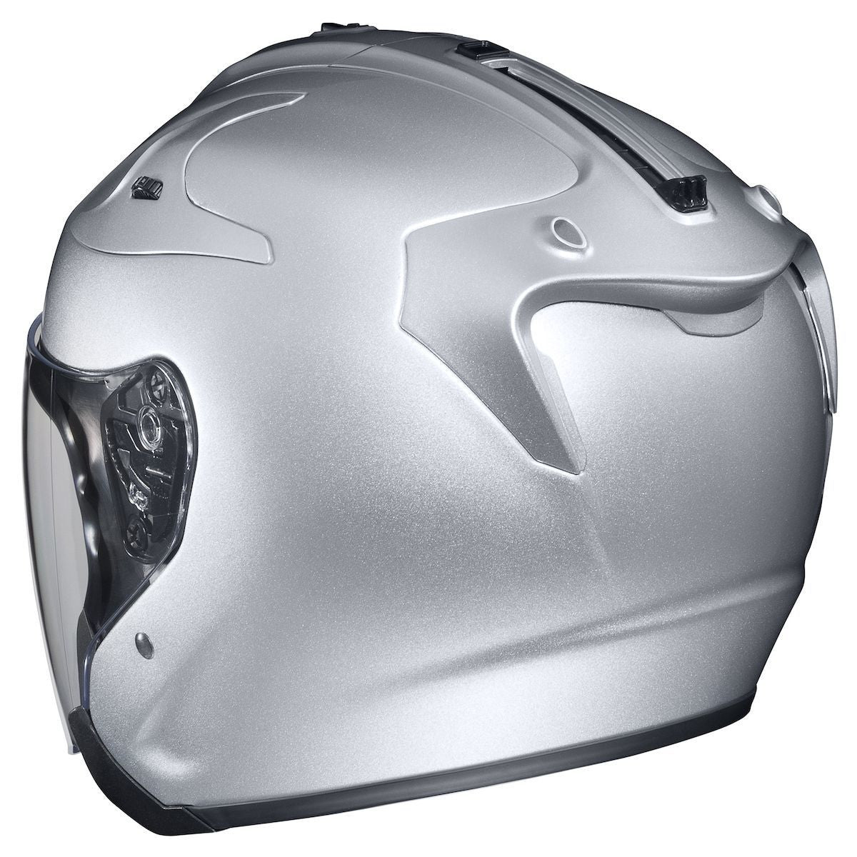 HJC FG-Jet Helmet - Silver Back View