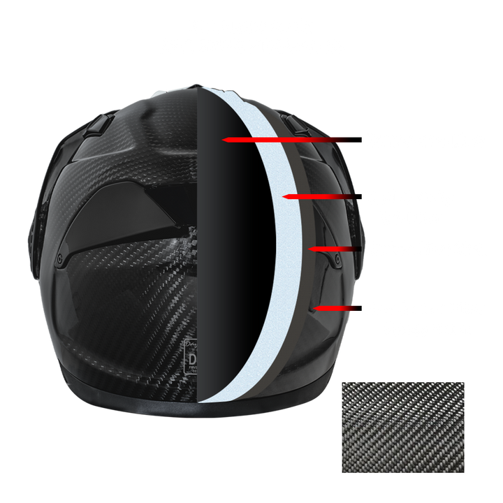 Daytona C6 Carbon Fiber Modular Motorcycle Helmet