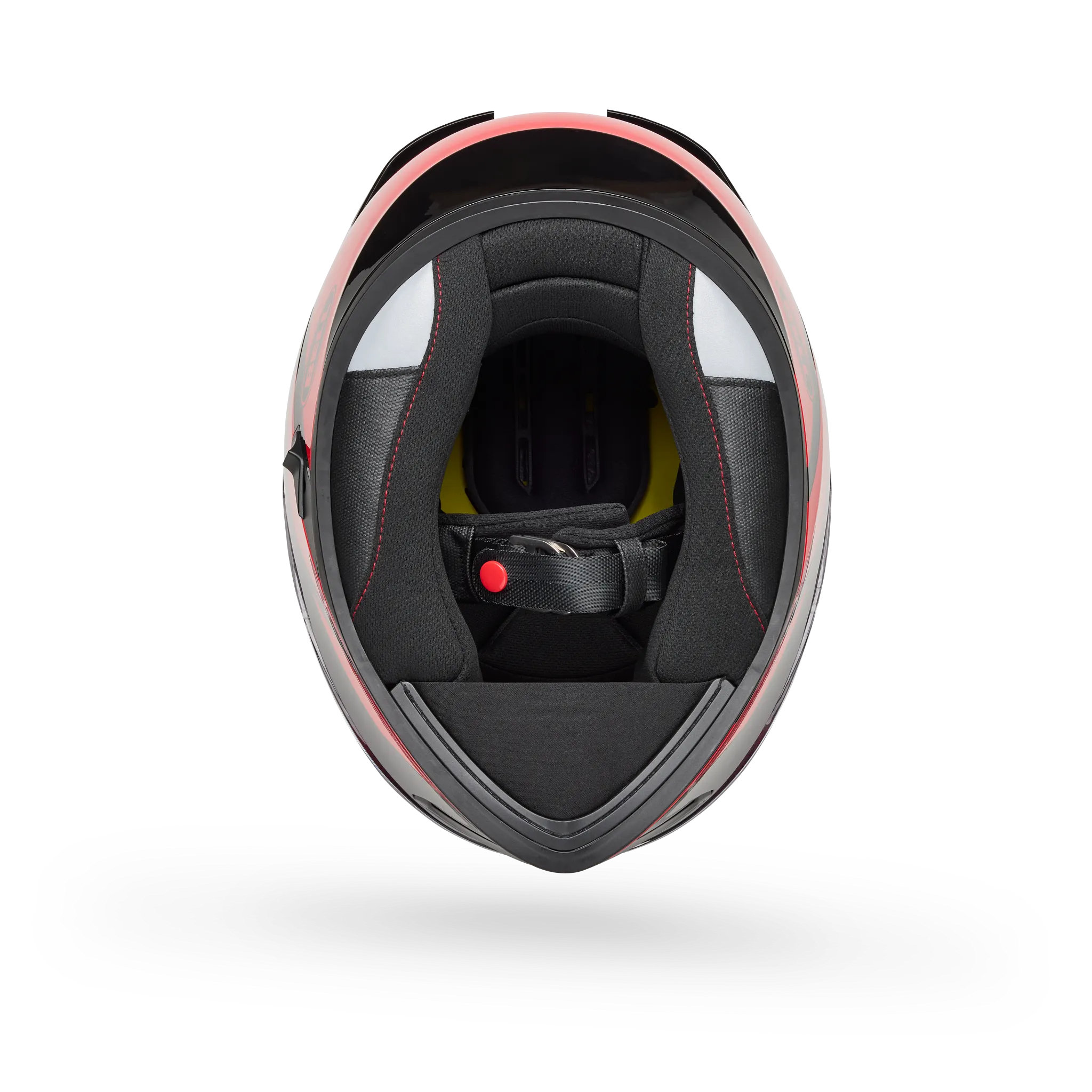Bell Lithium Mips Tech Full Face Motorcycle Helmet - Red/Black - Bottom View