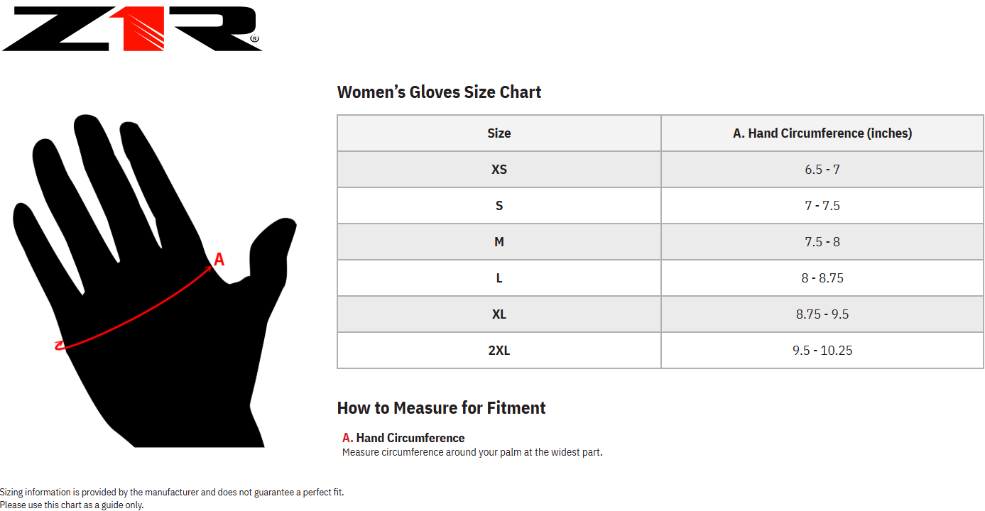 Z1R Women's Bolt Leather Gloves